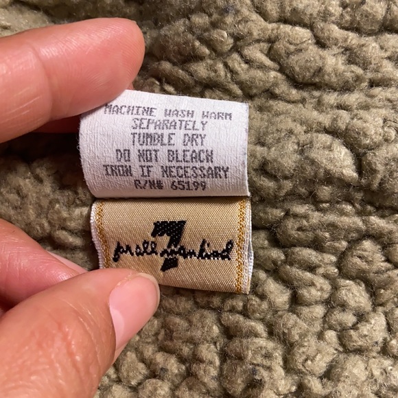 Winter Denim Jacket 100% Cotton 7 for All Mankind zipper closure insulation - Picture 10 of 10